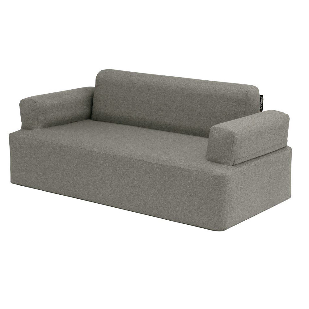 Airquick Sofa ohne Armlehne in Grau  